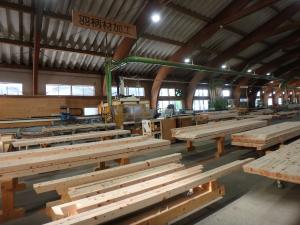 製材工場の様子