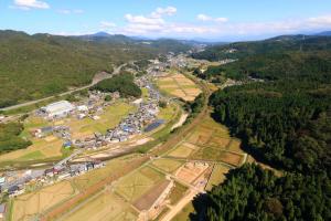 発掘区の遠景