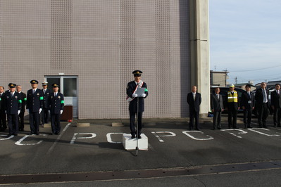 年末年始地域安全運動・年末交通安全運動出発式写真1