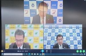 東海3県知事による新型コロナウイルス対策に関するテレビ会議