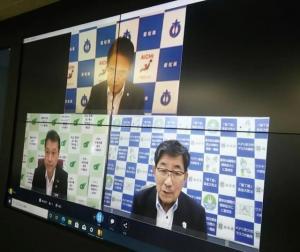 東海3県知事による新型コロナウイルス対策に関するテレビ会議