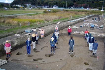 古墳時代掘立柱建物跡