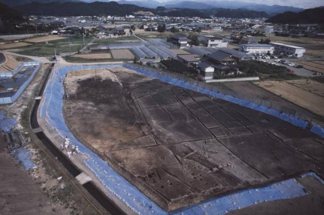 野内遺跡C地区遠景（平成17年度撮影）