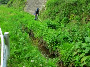 多面的機能支払交付金活動  （水路周りの草刈り）