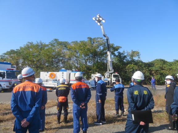 中部管区広域緊急援助隊訓練