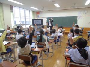 長良西小学校授業風景