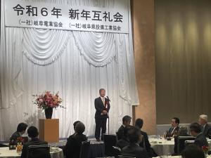 電業協会・県設備工業協会新年互礼会