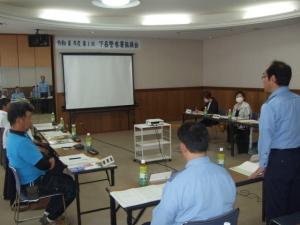 画像（警察協議会において下呂警察署長の挨拶）