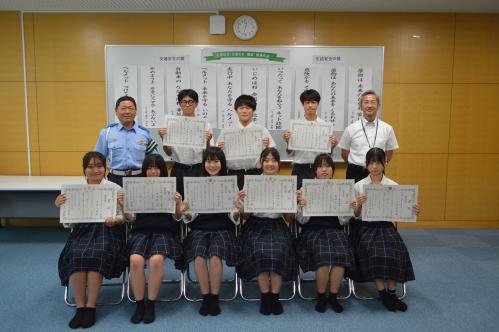 大垣養老高等学校で表彰式を実施