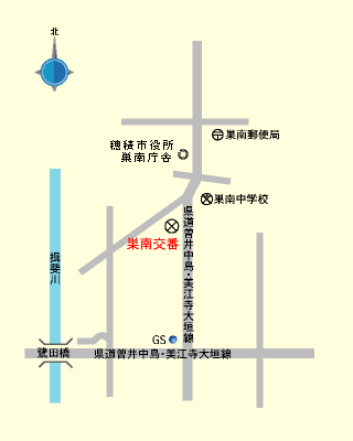 巣南地図 巣南地図