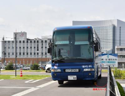 バス駐車イメージ画像（駐車スペース確保イメージ）