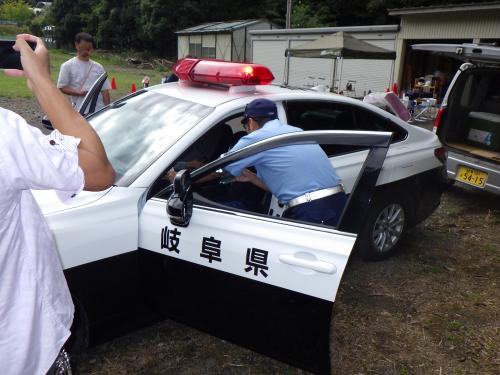 パトカー展示
