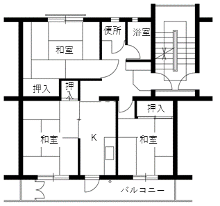 尾崎住宅の間取り3