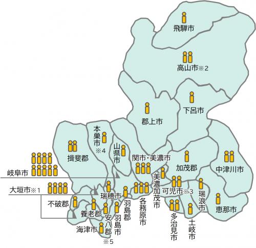 岐阜県の選挙区