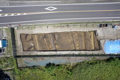 発掘区の全景写真です。