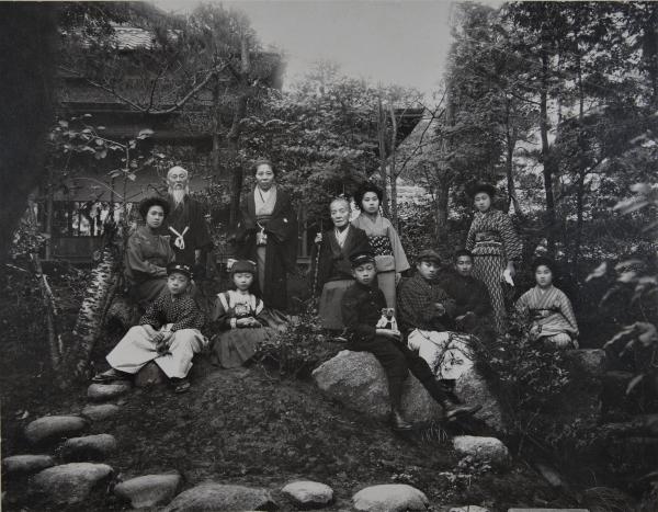 青木家庭園にて集合写真