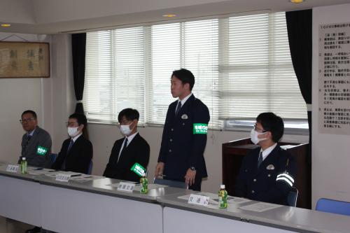 若手警察間が発表している状況