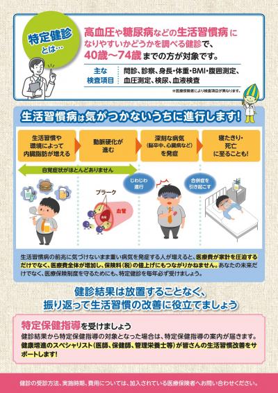 特定健診受診勧奨チラシ2