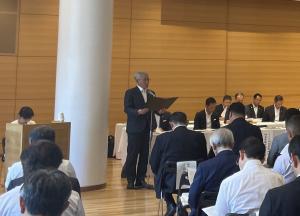 令和７年度定期総会土岐市長決議案朗読
