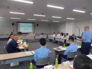 令和7年度第一回警察署協議会開催風景