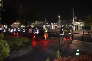 合同パトロール風景写真