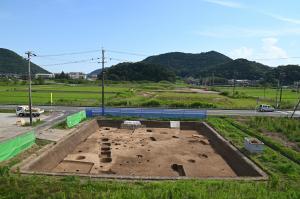 芥見町屋遺跡(国事業)の12地点の全景写真です