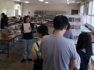 整理等作業見学の様子です