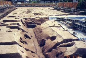 区画溝の様子です。