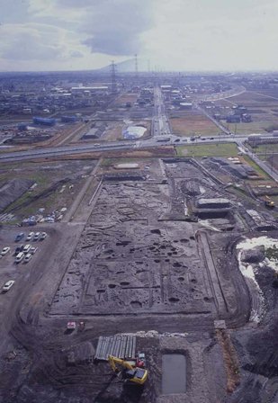 平成22年度調査終了時のB地区を北から撮影した景観写真