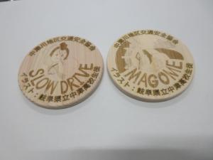 配布したコースター