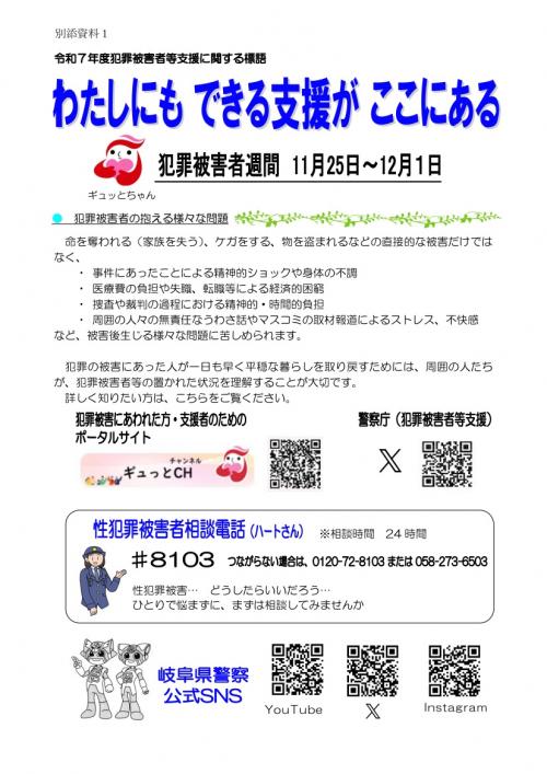 わたしにもできる支援がここにある　広報チラシ