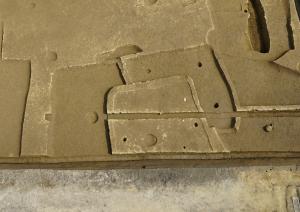 重複する竪穴建物の様子