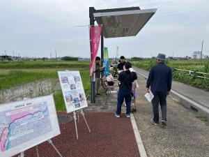 R7水土里の展示会（羽島用水）