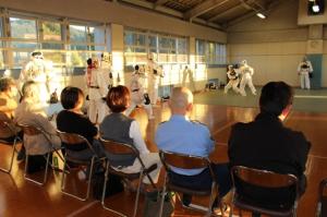 訓練視察の様子