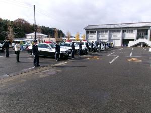 年末特別警戒出発式の様子3