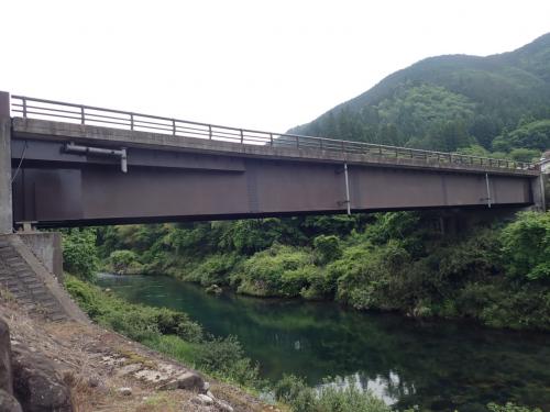 県営農道施設強化対策事業 旭大橋地区 橋梁補修（郡上八幡町）