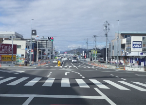 早田大通1交差点付近