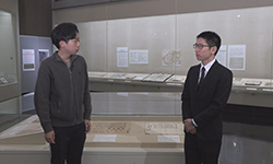 インタビューの様子