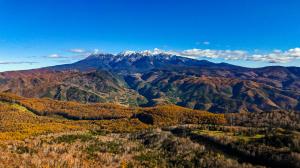 御嶽山の全景