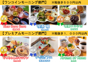 入賞６店舗