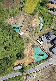 発掘区自然流路