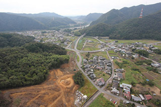 発掘区遠景