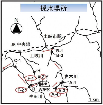 トリチウム採水場所