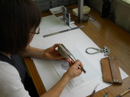 遺物の実測1 遺物の実測1