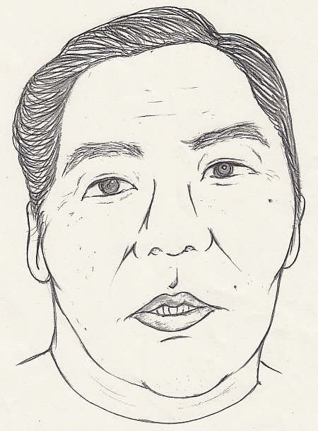 不明遺体の似顔絵