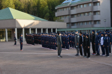 6時30分朝の点呼集合