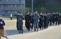 6時45分朝のランニング