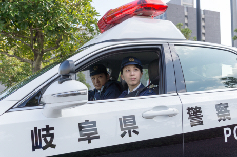 地域警察官の活動写真