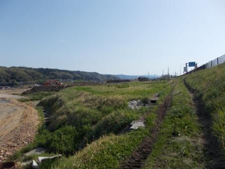 高屋遺跡調査前全景