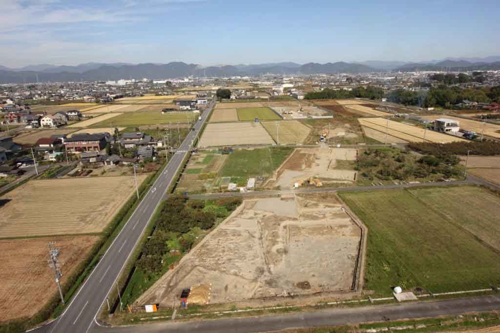 発掘区全景